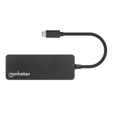 Hub Manhattan USB 3.2 Gen1 Tipo C 4 Puertos USB-A - Vista 3