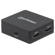 Video Splitter Manhattan HDMI 2 Puertos 1080p Alimentado por USB Color Negro - Vista 6