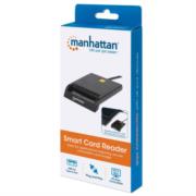 Lector Tarjetas Manhattan Inteligente USB por Contacto Externo Color Negro - Vista 5