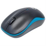 Mouse Manhattan Success Inalámbrico Óptico 1000 dpi Color Negro-Azul - Vista 6