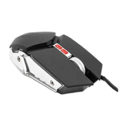 Mouse Manhattan Gaming Óptico LED 3200 dpi 7 Botones Color Negro-Plata - Vista 11