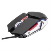 Mouse Manhattan Gaming Óptico LED 3200 dpi 7 Botones Color Negro-Plata - Vista 8