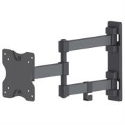Soporte Monitor Manhattan 13" a 27" Pared Movimiento Articulado Color Negro - Vista 5