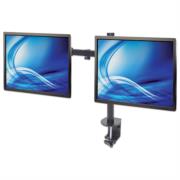 Soporte Monitor Manhattan Universal para 2 Monitores 13" a 32" Brazos Doble Articulación Color Negro - Vista 9