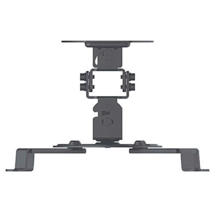 Soporte proyector manhattan b&aacute;sico 13.5 kg montaje techo movimiento articulado color negro
