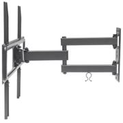 Soporte TV Manhattan 32" a 55" 35 Kg Pared Movimiento Articulado Curvas/Planas Color Negro - Vista 11