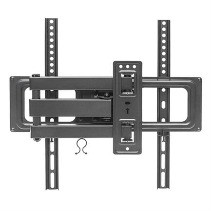 Soporte tv manhattan 32" a 55" 35 kg pared movimiento articulado curvas/planas color negro