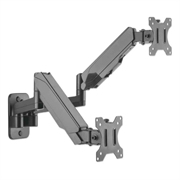 Soporte Monitor Manhattan Universal Pared para 2 Monitores 17" a 32" Pistón Hasta 8 Kg - Vista 10