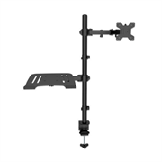 Soporte Monitor Manhattan Escritorio para 13" a 32"/Laptop 10" a 17" Hasta 8 Kg Altura Ajustable - Vista 11