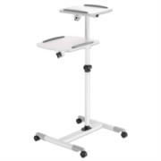 Soporte de Carrito Manhattan para Proyectores/Laptop Altura Ajustable Color Gris-Blanco - Vista 6