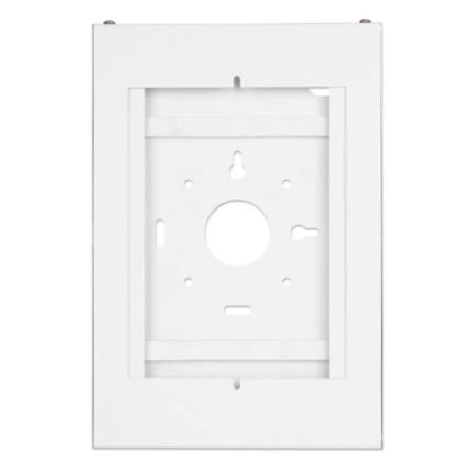 Soporte manhattan montaje pared para tablet o ipad antirrobo color blanco