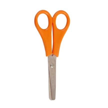 Tijera escolar mae 5" zurda regla impresa