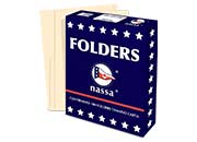 FOLDER NASSA CARTA CREMA C/100 PIEZAS - Vista 3