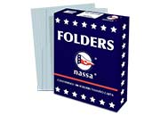 FOLDER NASSA PREMIUM CARTA AZUL C/100 PIEZAS - Vista 3