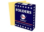 FOLDER NASSA PREMIUM CARTA CANARIO C/100 PIEZAS - Vista 3