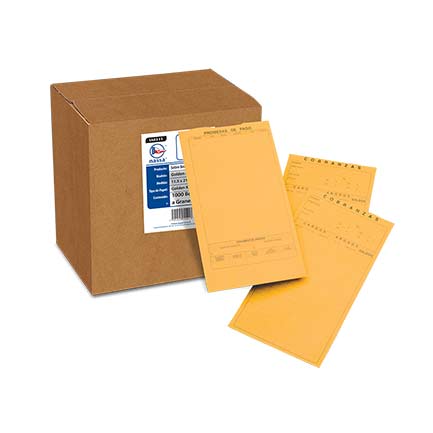 Sobre cobranza kraft nassa pegue al centro solapa sin engomar 60kg 11.5x21 pqte c/1000