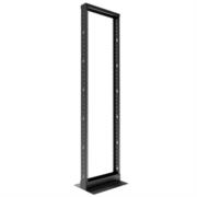 Bastidor nexxt solutions abierto de 2 postes marco de acero con orificios cuadrados npo-2p45ub 45u  negro