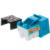 Modulo Sin blindaje Nexxt Solutions Keystone Jack Cat6 Tipo 110 Azul - Vista 3
