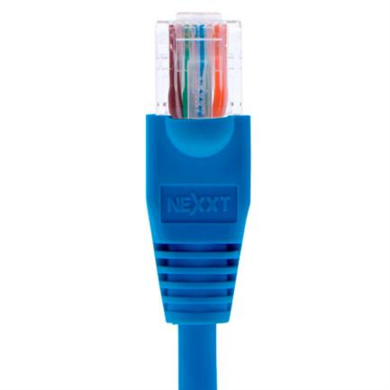 Cable de conexi&oacute;n red nexxt solutions cat5e 100 mhz 15.24m 24 awg color azul