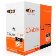 Cable nexxt solutions cat5e utp 100mhz 4p cm 305m 24 awg negro