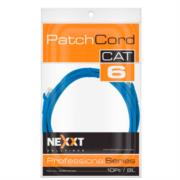 Cable de Conexión Red Nexxt Solutions Cat6 3.05m UTP Multifilar con Revestimiento Tipo CM Color Azul - Vista 5