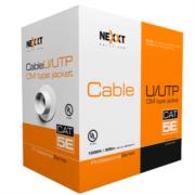 Cable nexxt solutions nexxt professional cat5e utp 4p 24awg cm 305m gris