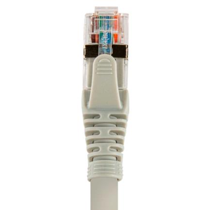 Cable de conexión red nexxt solutions cat6a 2.1m s/ftp lszh color gris
