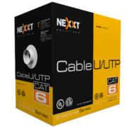 Cable nexxt solutions nexxt enterprise cat6 utp  4p 23awg cm 305m azul
