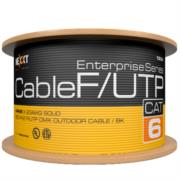 Cable nexxt solutions nexxt enterpr cat6 f/utp 4p 23awg cmx exterior 305m negro