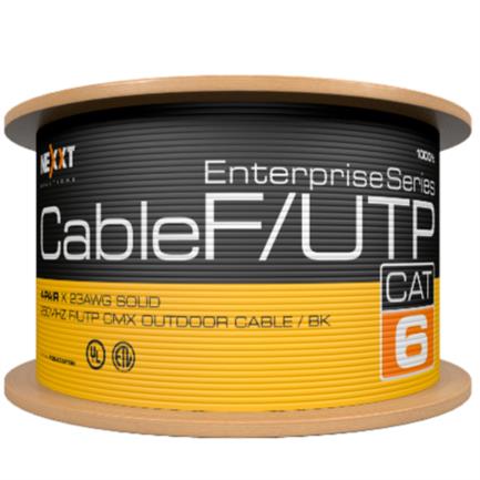Cable nexxt solutions nexxt enterpr cat6 f/utp 4p 23awg cmx exterior 305m negro