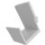 Placa de Pared Nexxt Solutions Blank Insert Blanco 100 piezas - Vista 6