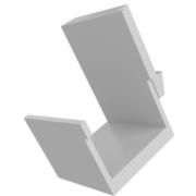 Placa de Pared Nexxt Solutions Blank Insert Blanco 100 piezas - Vista 5