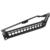 Panel de Conexion Red Nexxt Solutions para Rack Angulado Cat6A Modular 24 Puertos Blindado 1U Esmalte Negro - Vista 4
