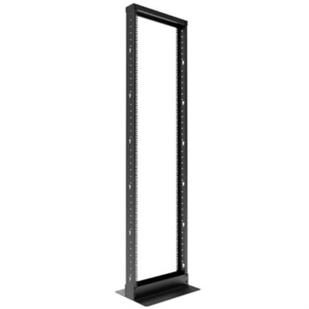 NSCGABAB004 - Gabinete de pared Nexxt Solutions abatible completamente ensamblado NPO-2P25UB 2-Post Open Frame 25U Steel BK