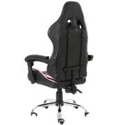 Silla Gamer Ergonómica Modelo Falkor Color Negro-Rosa - Vista 12