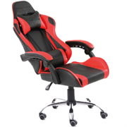 Silla Gamer Ergonómica Modelo Falkor Color Negro-Rojo - Vista 12