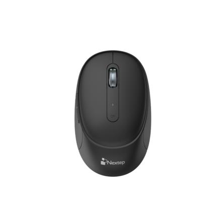 Mouse nextep pro inalambrico silencioso 1600 dpi usb color negro bateria incluida