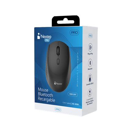Mouse nextep pro bluetooth 1600 dpi recargable