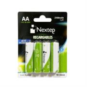 Pilas Nextep AA Recargables HR6 NiMH 1.2V C/4 Piezas 2100mAh - Vista 2