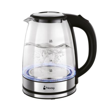 Hervidor de agua electrico nextep auto apagado 1000w 2 litros