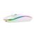 Mouse Nextep Inalámbrico Recargable Delgado/Silencioso RGB 1600 dpi Color Blanco - Vista 7