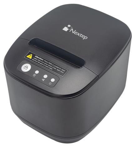 Mini impresora térmica nextep 80mm usb/rj11/lan cortador automático