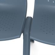 Silla de Visitas/Comedor Nextep Fibra Alta Resistencia Apilable Gris Obscuro - Vista 11