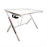 Escritorio de trabajo nextep hogar/oficina base metálica 115x73cm color blanco