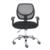 Silla Secretarial Nextep de Altura Ajustable Tela Negra Base Giratoria - Vista 9