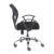 Silla Secretarial Nextep de Altura Ajustable Tela Negra Base Giratoria - Vista 11