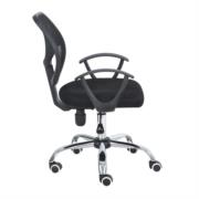 Silla Secretarial Nextep de Altura Ajustable Tela Negra Base Giratoria - Vista 10