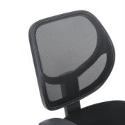 Silla Secretarial Nextep de Altura Ajustable Tela Negra Base Giratoria - Vista 12