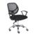 Silla Secretarial Nextep de Altura Ajustable Tela Negra Base Giratoria - Vista 7