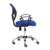 Silla Secretarial Nextep de Altura Ajustable Tela Azul Base Giratoria - Vista 12